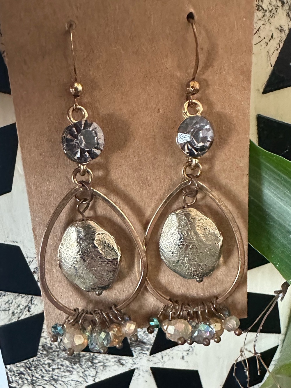 NEW Golden Teardrop Earrings 💫